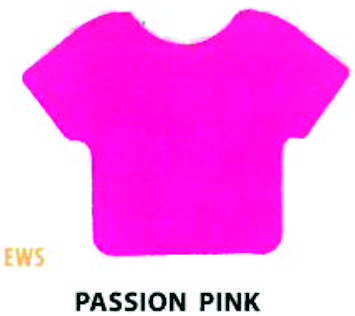 Siser HTV Vinyl  Easy Weed Stretch Passion Pink 12"x15" Sheet - VWST86-15X12SHT